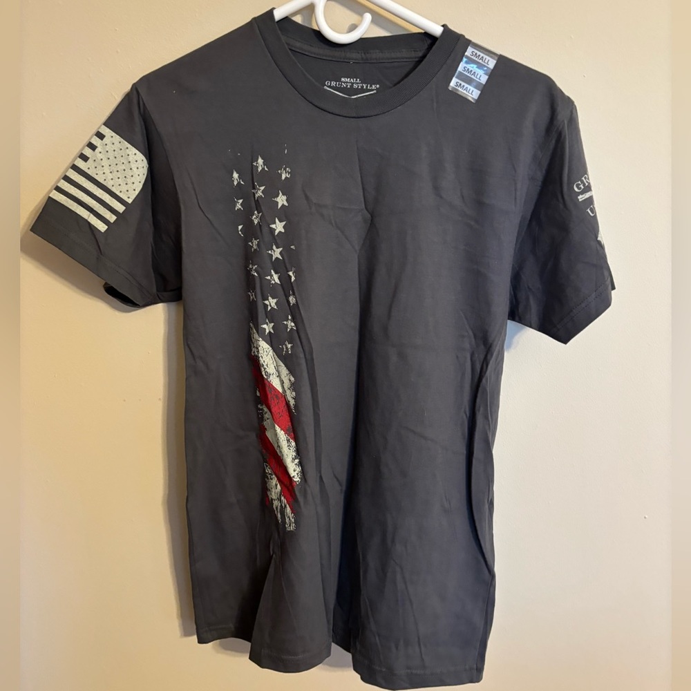 New Grunt style flag shirt